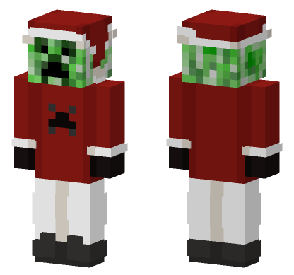 Red Creeper Skin Minecraft Bedrock skin