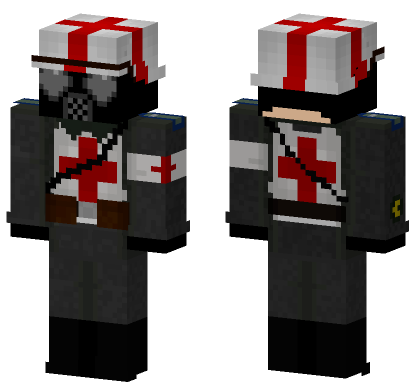 Red Cross Medic Minecraft Bedrock skin