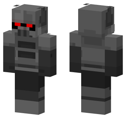 Red Eyed Necromancer Minecraft Bedrock skin
