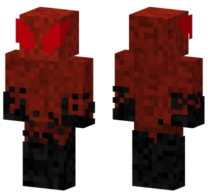 Red Eyes Minecraft Bedrock skin