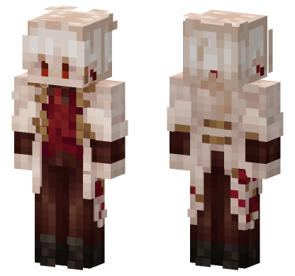 Red Eyes Skin 9 Minecraft Bedrock skin