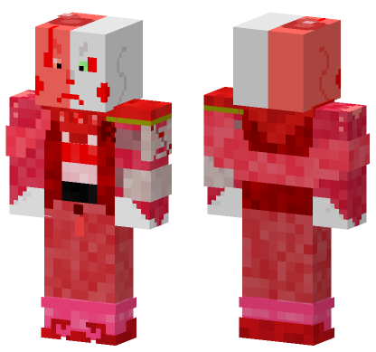 Red Gaster Skin Minecraft Bedrock skin