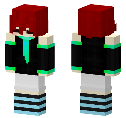 Red Haired Girl Minecraft Bedrock skin
