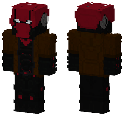 Red Hood With Jacket Minecraft Bedrock skin