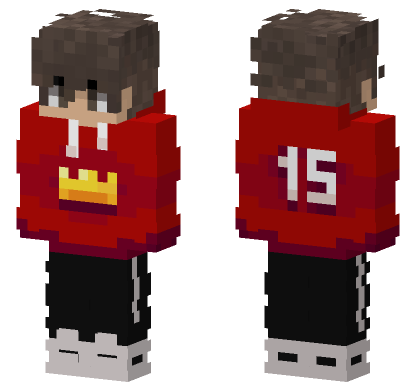 Red Jersey Skin Minecraft Bedrock skin