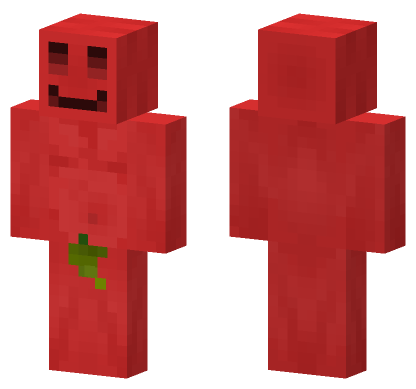 Red Lego Brick Minecraft Bedrock skin