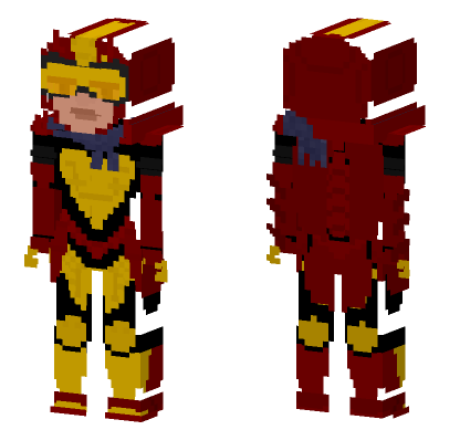 Red Locust Marvel Comics Minecraft Bedrock skin
