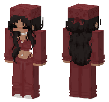 Red Pop Qt Minecraft Bedrock skin