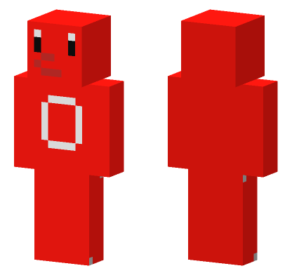 Red Robot Skin Minecraft Bedrock skin
