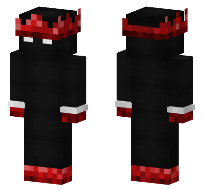 Red Shadow Skin 7 Minecraft Bedrock skin