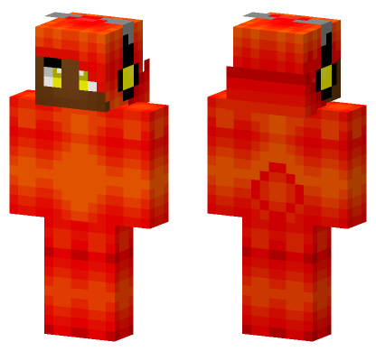Red Sleepover Minecraft Bedrock skin