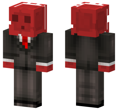 Red Slime Suit Minecraft Bedrock skin