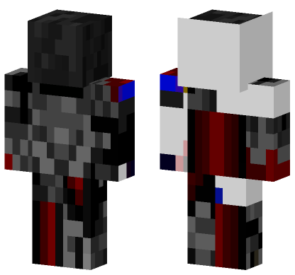 Red Wither Warrior Minecraft Bedrock skin