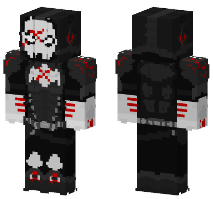 Red X 5308978 Minecraft Bedrock skin