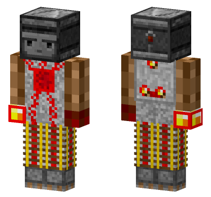 Redstone Miner Skin Minecraft Bedrock skin