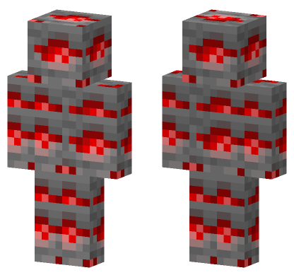 Redstone Ore Minecraft Bedrock skin
