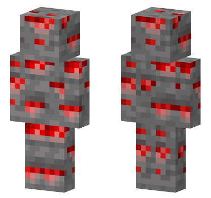 Redstone Ore Skin Minecraft Bedrock skin