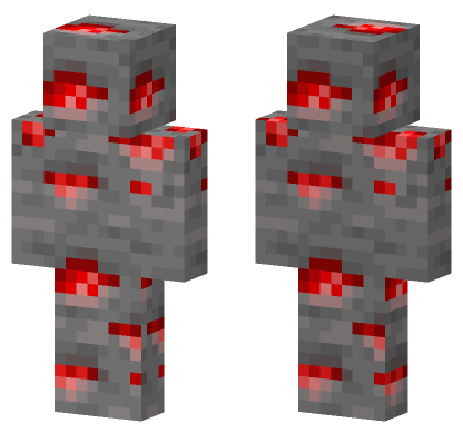 Redstone Ore Skin Minecraft Bedrock skin