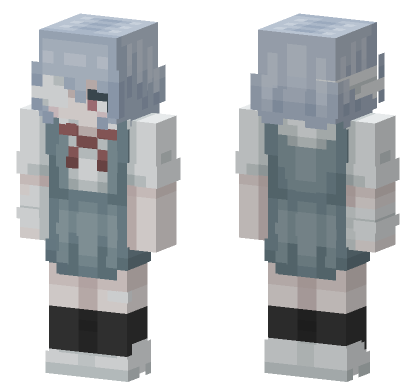 Rei Ayanami Minecraft Bedrock skin