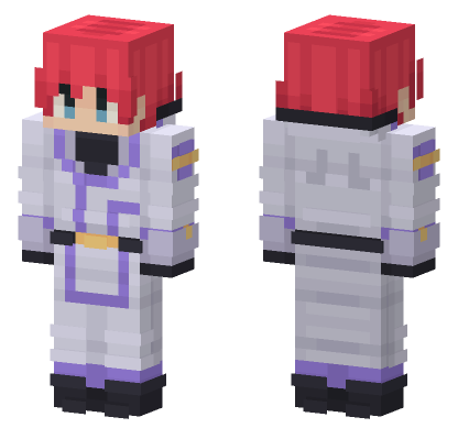 Reinhard White Uniform Minecraft Bedrock skin