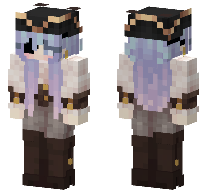 Rem Anime Skin Minecraft Bedrock skin