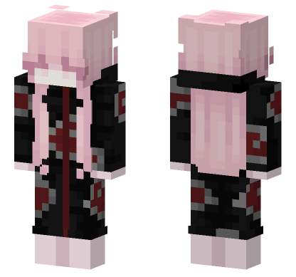 Ren Akatsuki Outfit Minecraft Bedrock skin