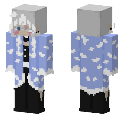 Ren Demon Slayer OC Minecraft Bedrock skin