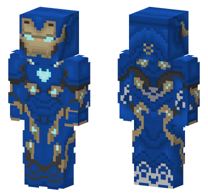 Rescue MCU Mark 49 XLIX Minecraft Bedrock skin
