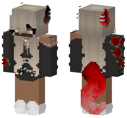 Reupload Mask Minecraft Bedrock skin