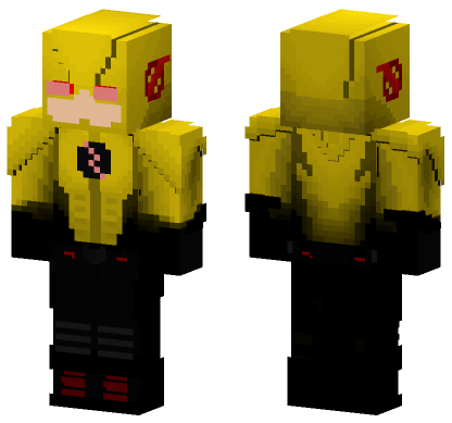 Reverse Flash CW Minecraft Bedrock skin