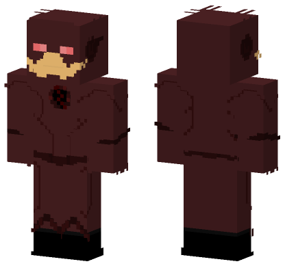 Reverse Flash Earth 2524 Minecraft Bedrock skin