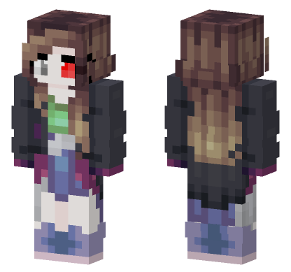 Riko 3px Minecraft Bedrock skin