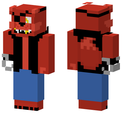 Riley Morningstar Foxy Minecraft Bedrock skin