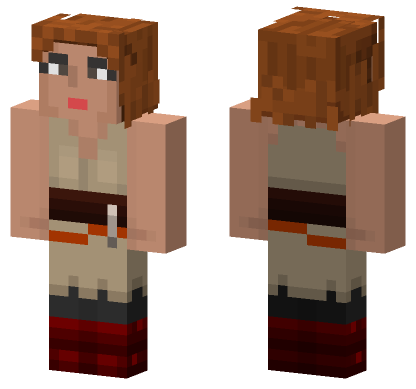 River Song Doctor Who Minecraft Bedrock skin