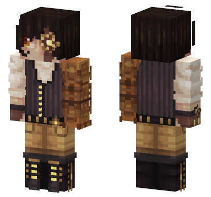 Riveting Bronze Instruments Minecraft Bedrock skin