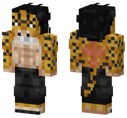 Rob Lucci Beast Mode Minecraft Bedrock skin