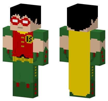 Robin Classic Skin Minecraft Bedrock skin