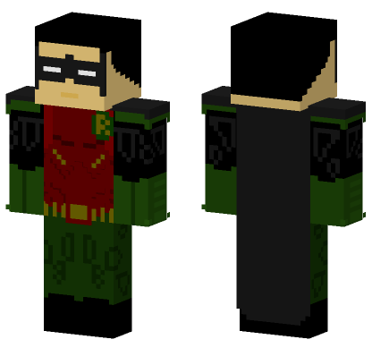 Robin Dick Grayson Rebirth Minecraft Bedrock skin