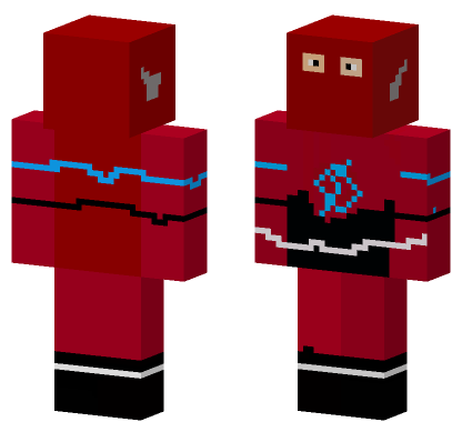 Roblox Flash Skin Minecraft Bedrock skin