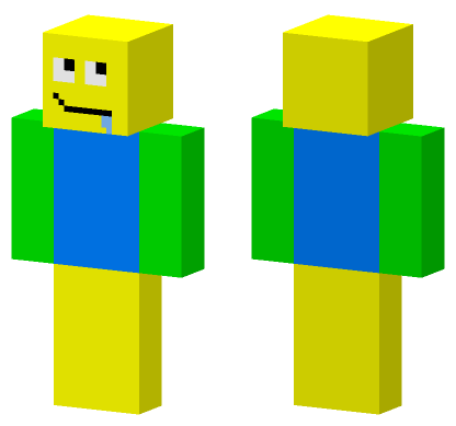 Roblox Noob Skin Minecraft Bedrock skin