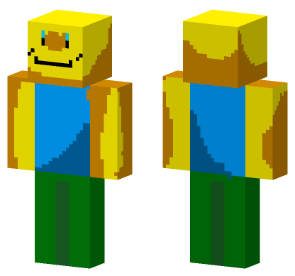 Roblox Noob Skin Minecraft Bedrock skin
