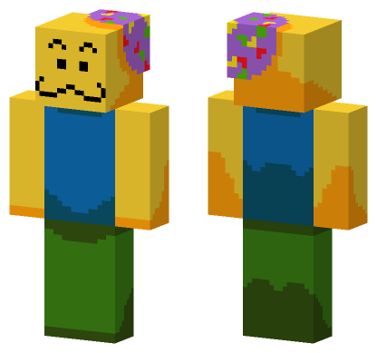 Roblox Regretevator Party Noob Minecraft Bedrock skin