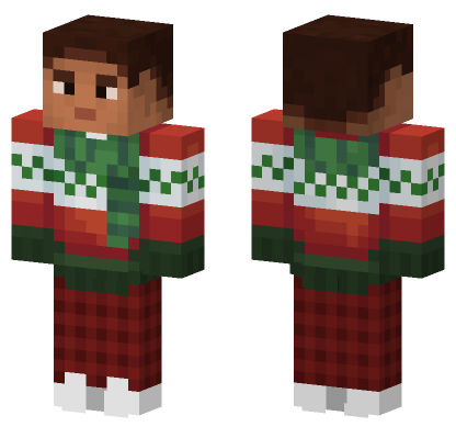 Roby With Sweater 4 Minecraft Bedrock skin