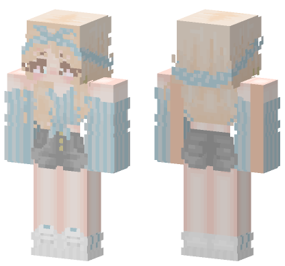 Rockabye Blue Minecraft Bedrock skin