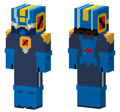 Rockman EXE Megaman EXE Minecraft Bedrock skin