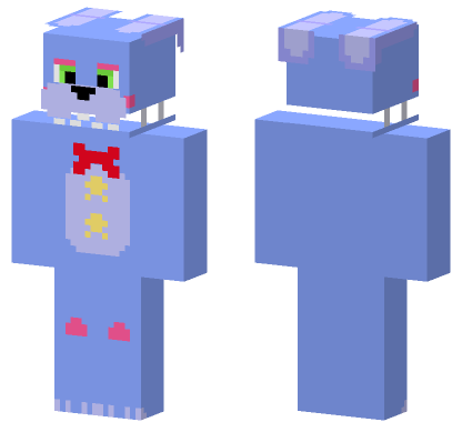 Rockstar Bonnie Skin Minecraft Bedrock skin