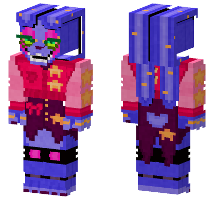 Rockstar Bonnie Skin Minecraft Bedrock skin