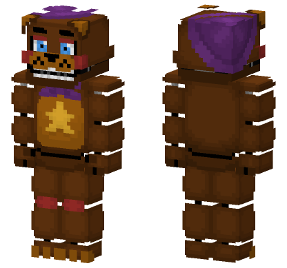 Rockstar Freddy Minecraft Bedrock skin