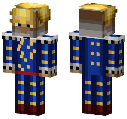 Roi De France Minecraft Bedrock skin