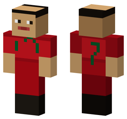 Ronaldo Footballer Minecraft Bedrock skin